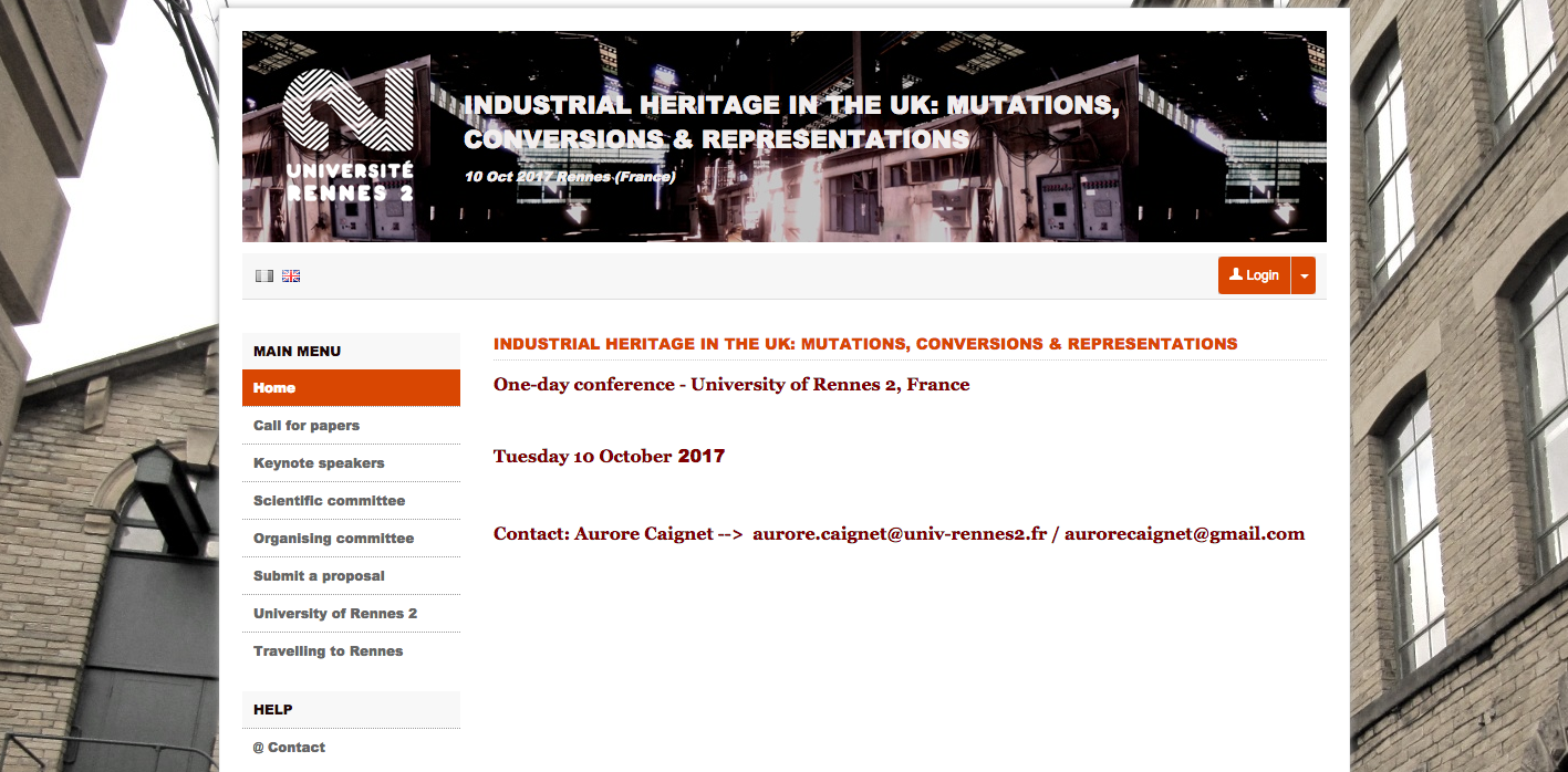 Call for Papers- Industrial Heritage in the UK: Mutations, Conversions and Representations – Deadline 15th June