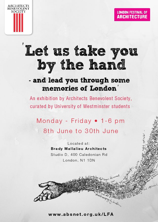MArch Students Help Curate an Exhibition in Support of Architects Benevolent Society