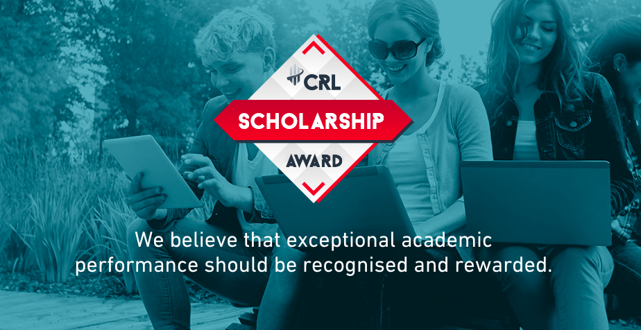 CRL Scholarship Award for First Year Undergraduate Students_Deadline 30th October 2018