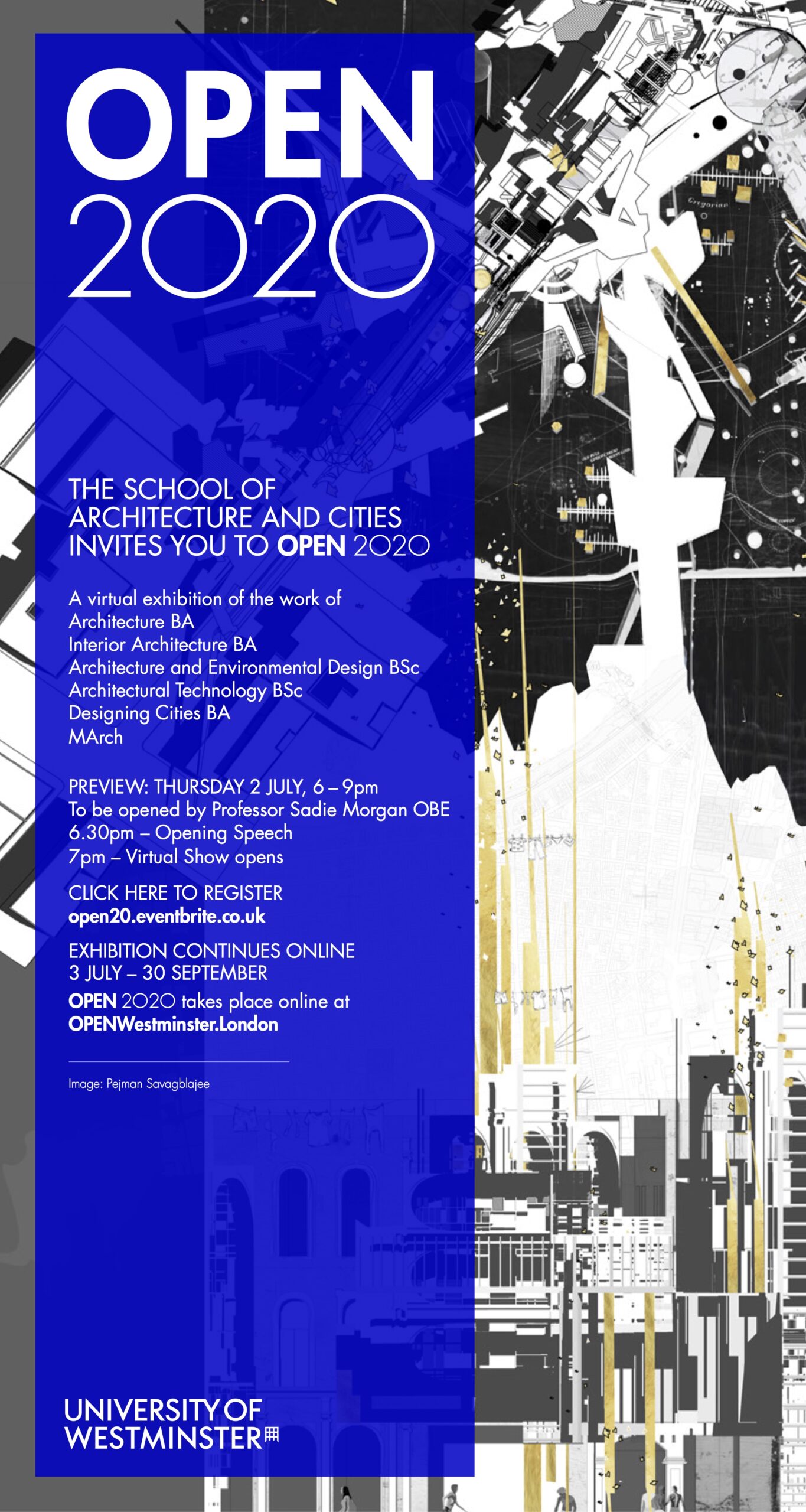 OPEN 2020: School of Architecture and Cities Virtual Degree Show | Launch: Thursday, July 2 from 6pm to 9pm