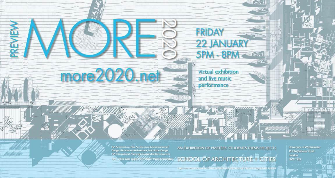 MORE 2020 Online Exhibition Launch and Webinar | Friday, January 22 at 17:00 GMT