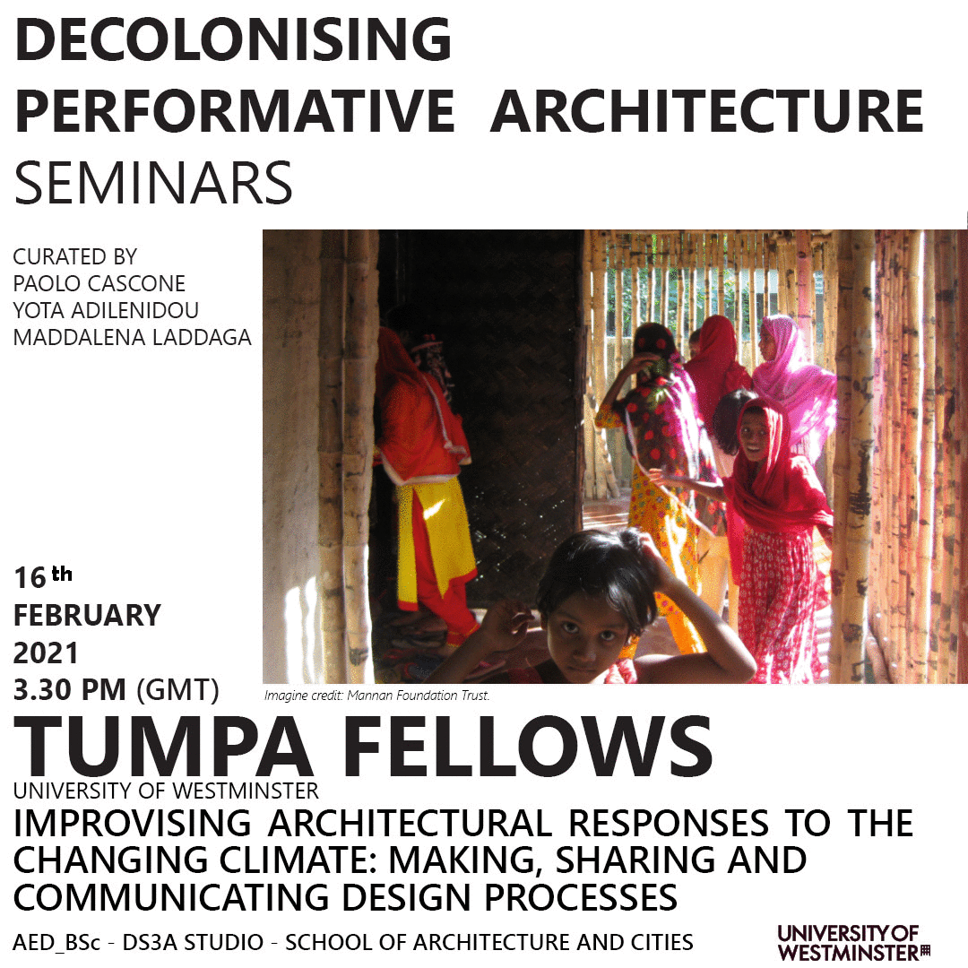 Joint online lecture by Tumpa Husna Yasmin Fellows and Paolo Cascone, Tuesday, February 16 from 3.30pm GMT