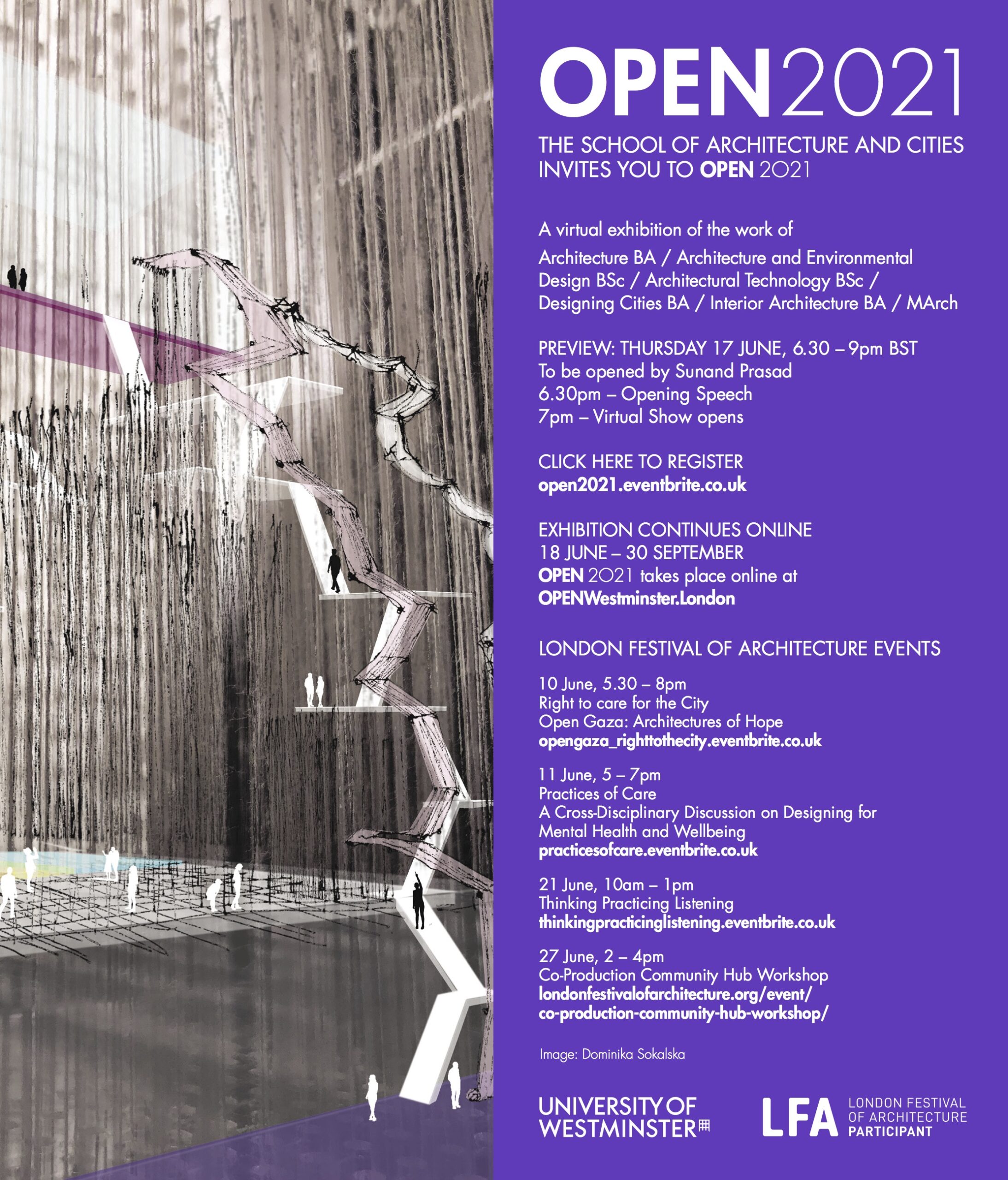 Invitation to OPEN2021 [online] | Thursday, June 17, 2021 from 18:30 to 21:00 (BST)