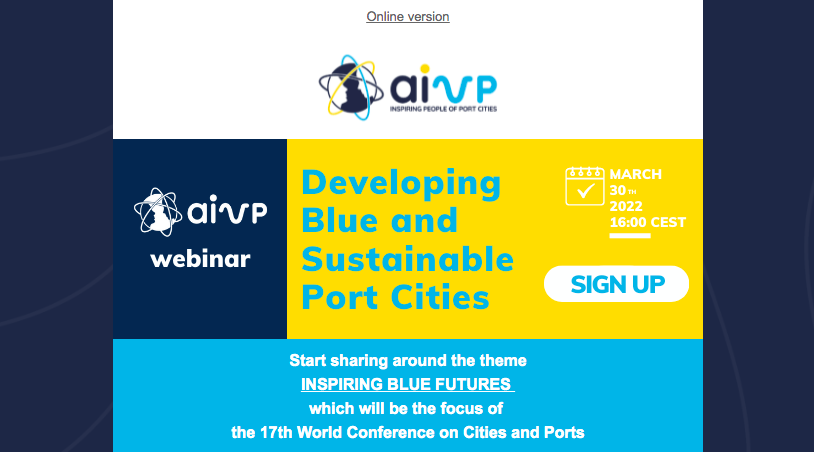 Roudaina Alkhani to moderate webinar “Developing Blue and Sustainable Port Cities” | Wednesday, March 30, 5pm CEST (4pm BST)
