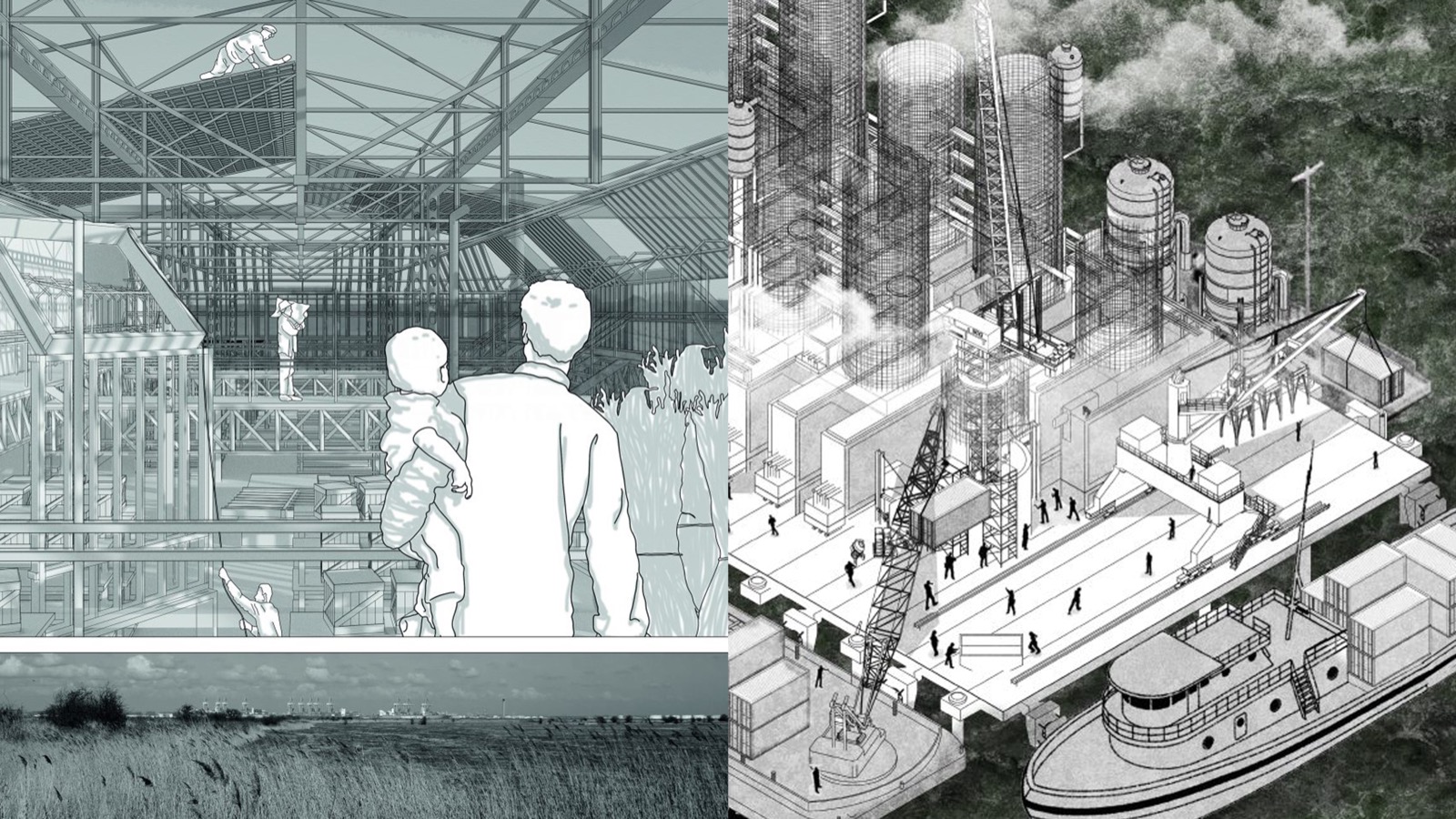 AJ Student Prize 2022 nominees: Reece Murray (BA Arch DS3.4) and Rebecca Kelly (MArch DS11)