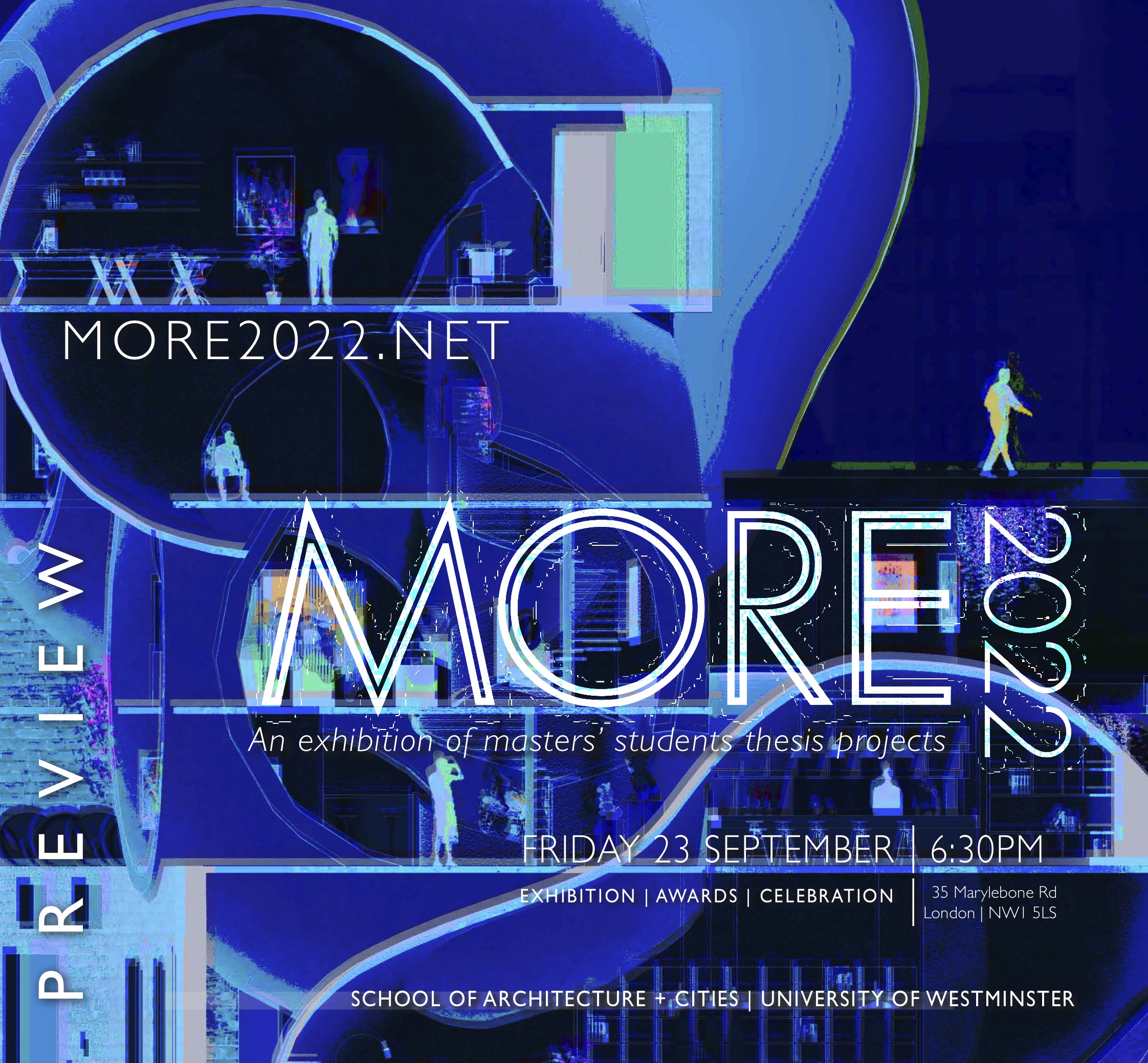 MORE 2022 | Friday, September 23, 2022 from 18:30 (BST) at Marylebone Campus + Online
