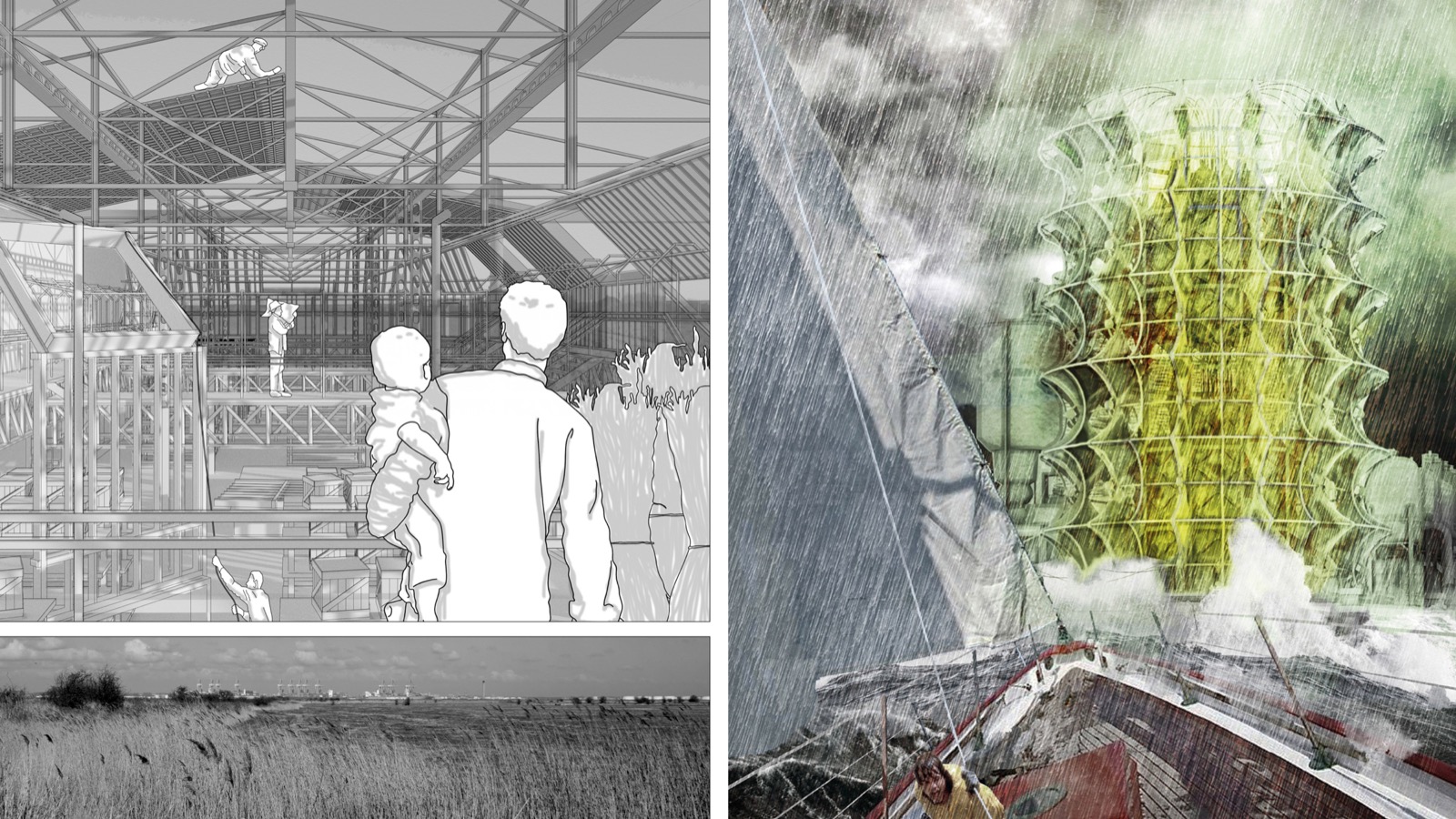 AJ Student Prize Nominees: Reece Murray from BA Architecture DS3.4 and Rebecca Kelly from MArch DS11