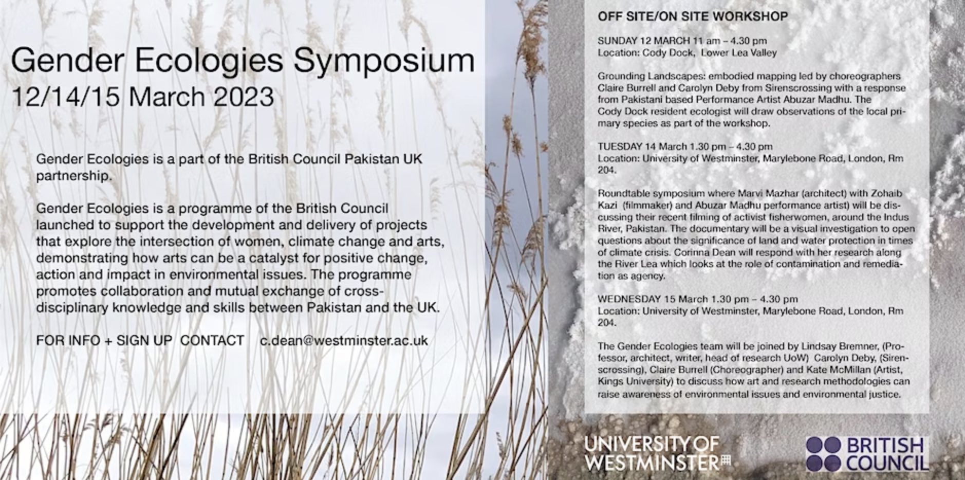 School of Architecture + Cities: Gender Ecologies Symposium | March 14-15, 2023