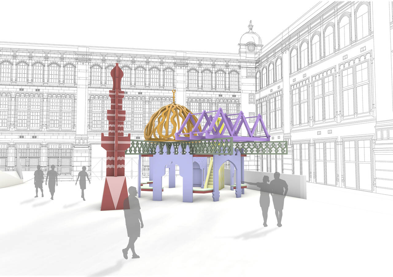 Ramadan Pavilion 2023 designed by Shahed Saleem | Ramadan Tent Project and the V&A | Friday, March 3 – Monday, May 1, 2023